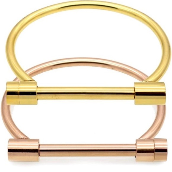 Jewelry - Rose Gold Screw Bracelet